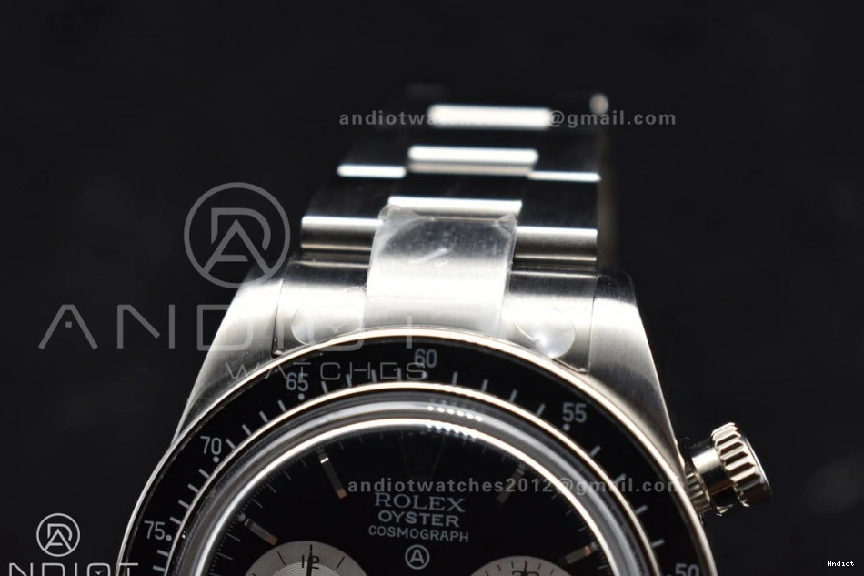 SS SS Black Best White Bracelet on ADGF Dial Daytona A7750 Edition 0414